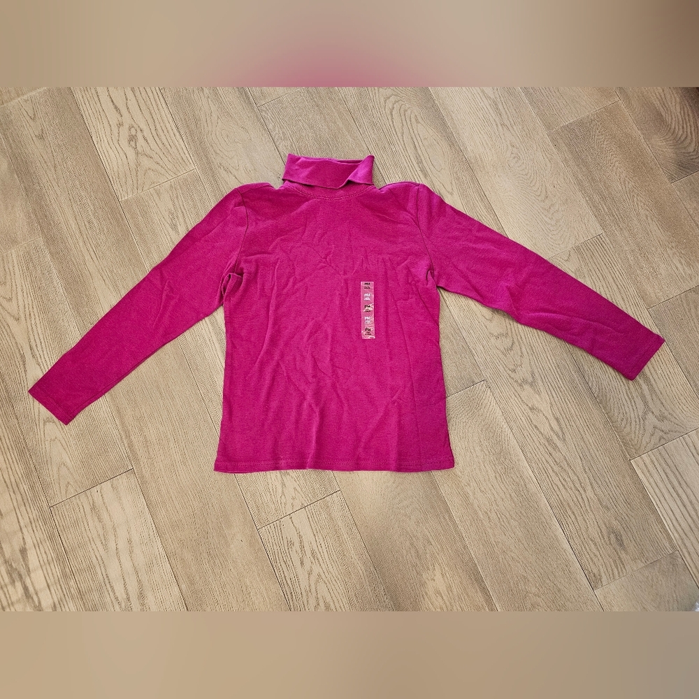 New Long Sleeve Fushia Ladies Turtleneck